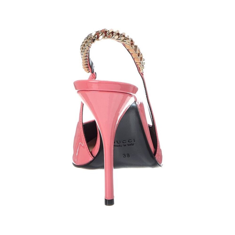 Gucci Signoria Patent Slingback Pump, Pink - Picture 3 of 5